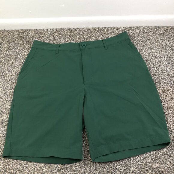 Extracurricular Chauncey Golf Shorts Men's 34 Green Nylon Performance Stretch - Picture 1 of 10
